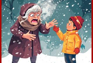 Сказка ' О злой простуде и смелом малыше'